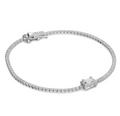 Emerald-Cut Solitaire Tennis Bracelet