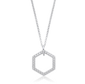 Honeycomb Drop Necklace