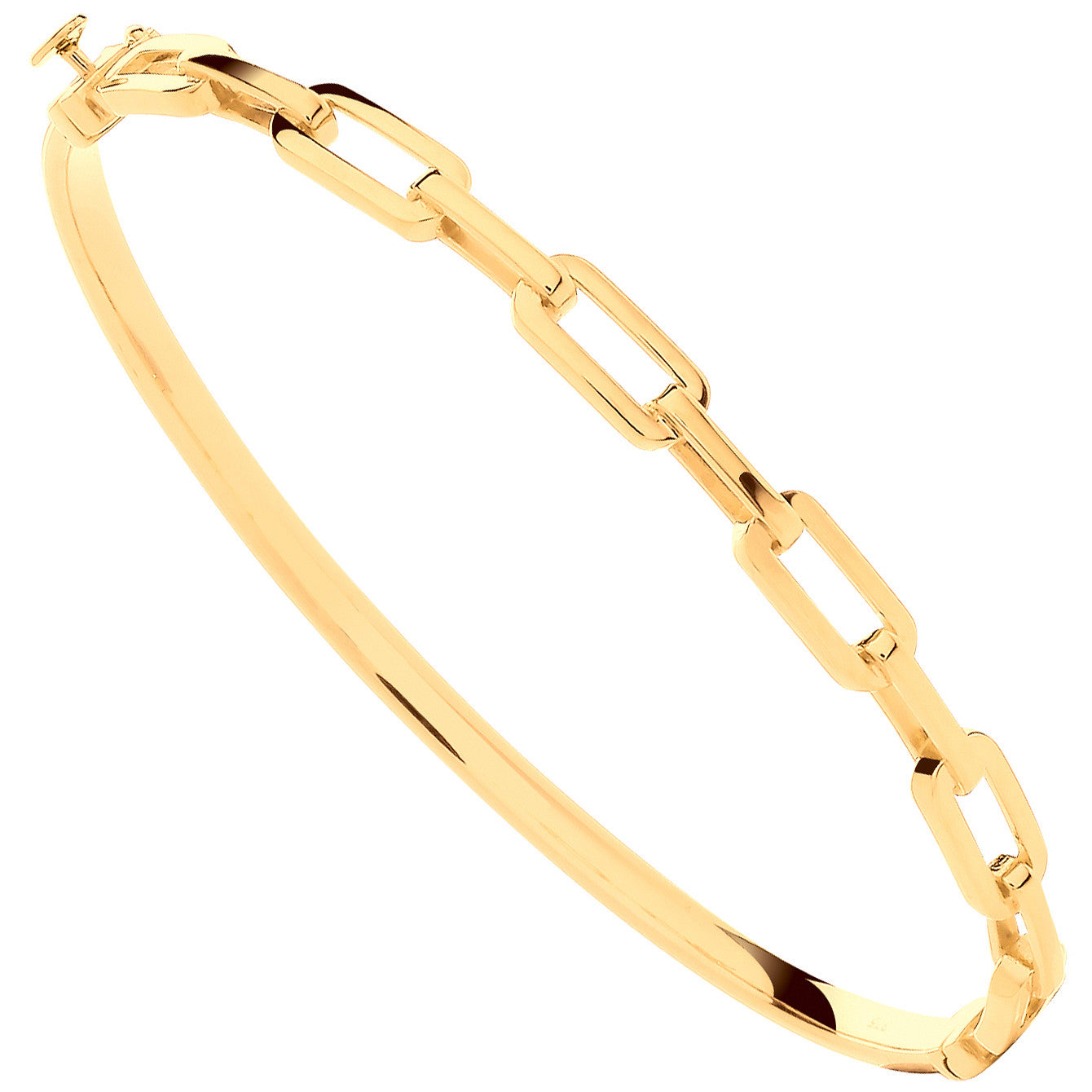 9ct Gold Signature Link Bangle